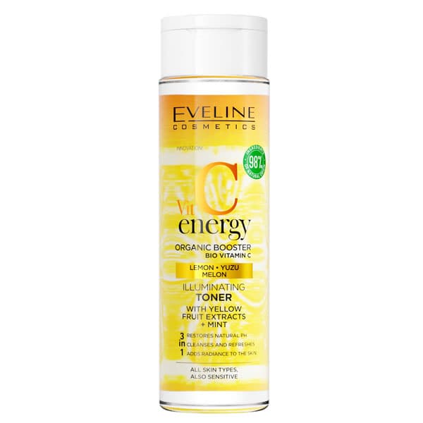 Eveline Vit C Energy Organic Booster Illuminating Toner 200ml