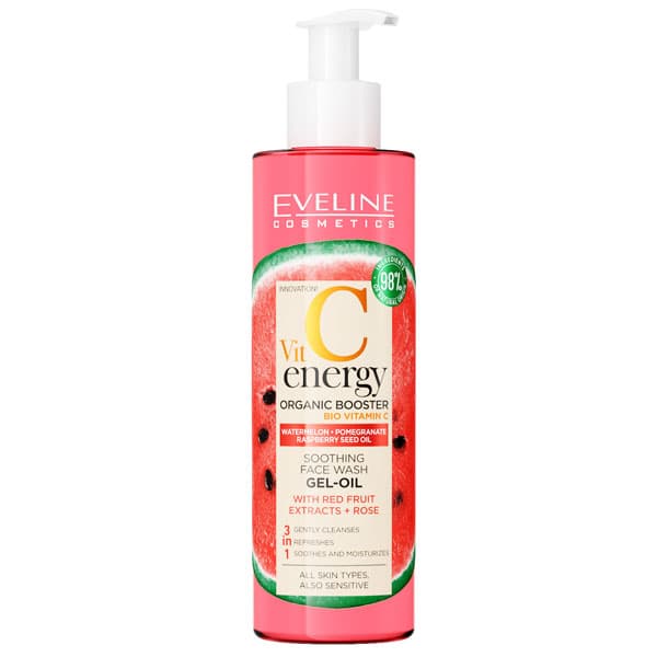 Eveline Vit C Energy Organic Booster Face Wash Gel-Oil 200ml