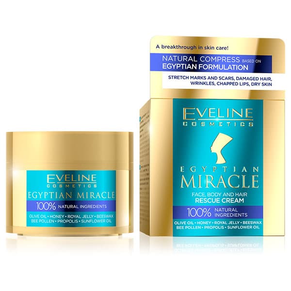 Eveline Egyptian Miracle Face Body and Hair Rescue Cream