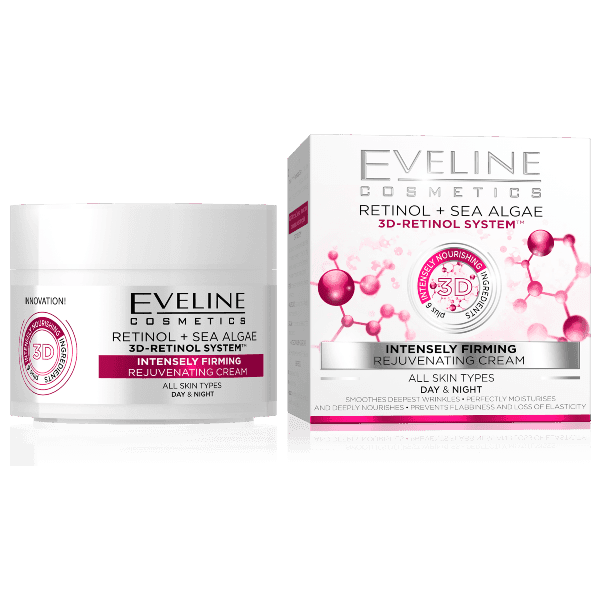 Eveline Retinol + Sea Algae 3D Retinol System Intensely Firming Rejuvenating Day & Night Cream