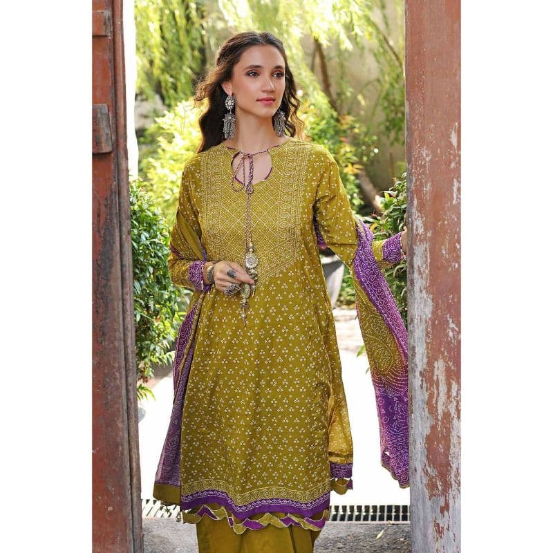 Unstitched Chunri Lawn Suit CL-32039B 3PC