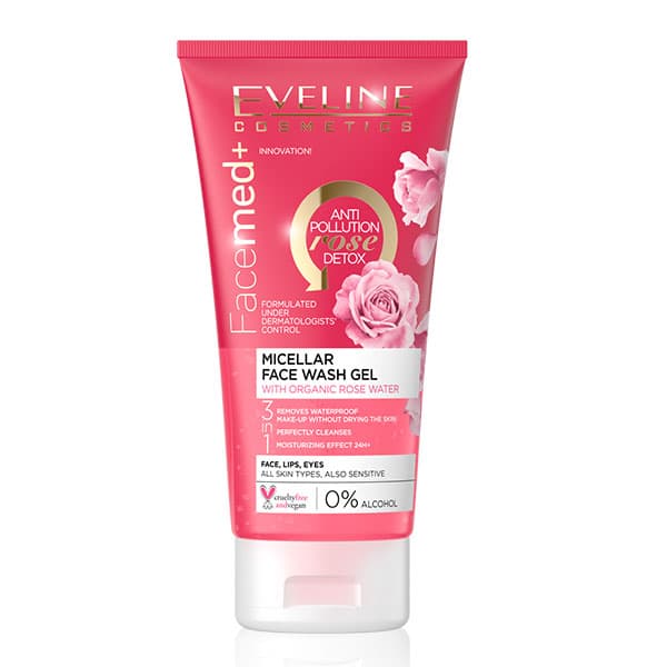 Eveline Facemed+ Micellar Face Wash Gel With Rose Water