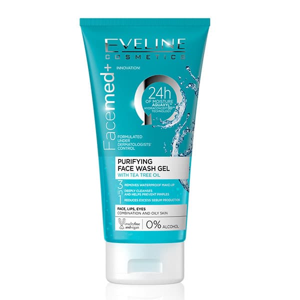 Eveline Facemed+ Purifying Face Wash Gel With Tea Tree Oil