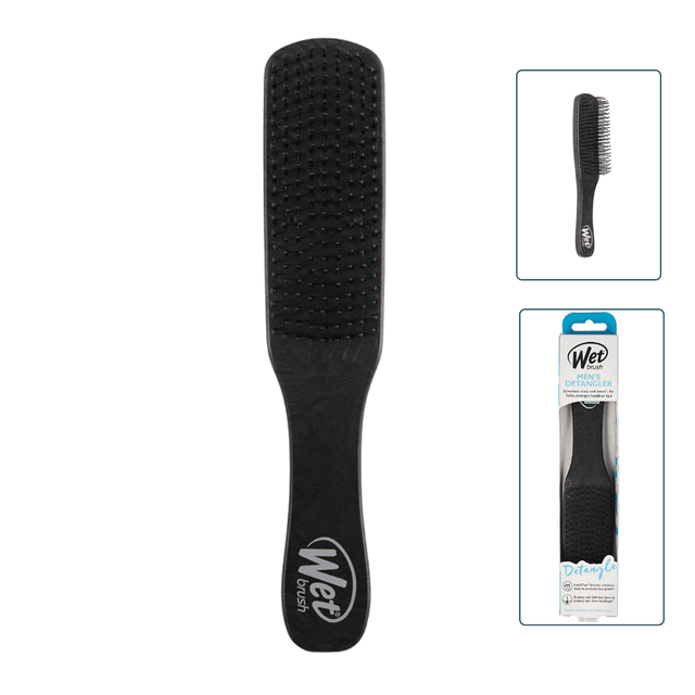 Wet Brush Men's Detangler Hair Brush Black
