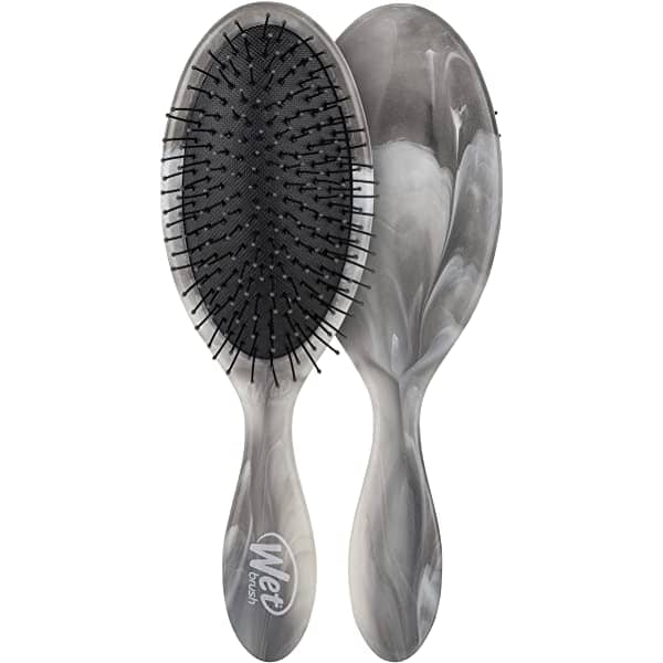 Wet Brush Original Detangler Brush - Metallic Marble, Silver
