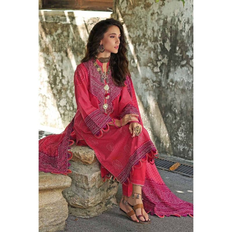 Chunri Lawn Unstitched Suit CL-22067B 3PC