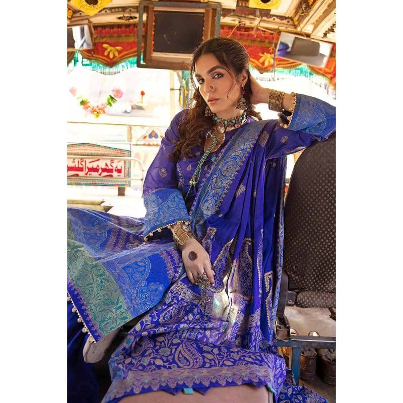 Glitter Printed Lawn Unstitched Suit CL-32534A 3PC