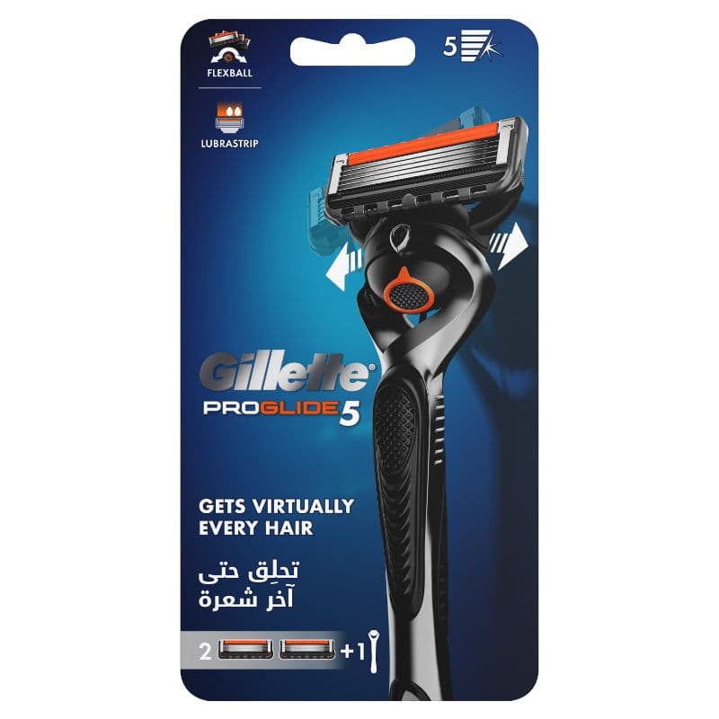 Gillette Fusion Proglide Flexball Shaving Razor 2 Up