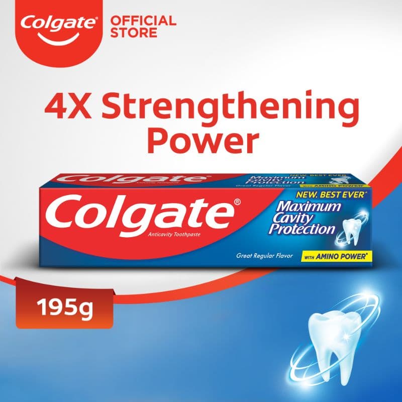Colgate Maximum Cavity Protection Toothpaste 195g - Regular