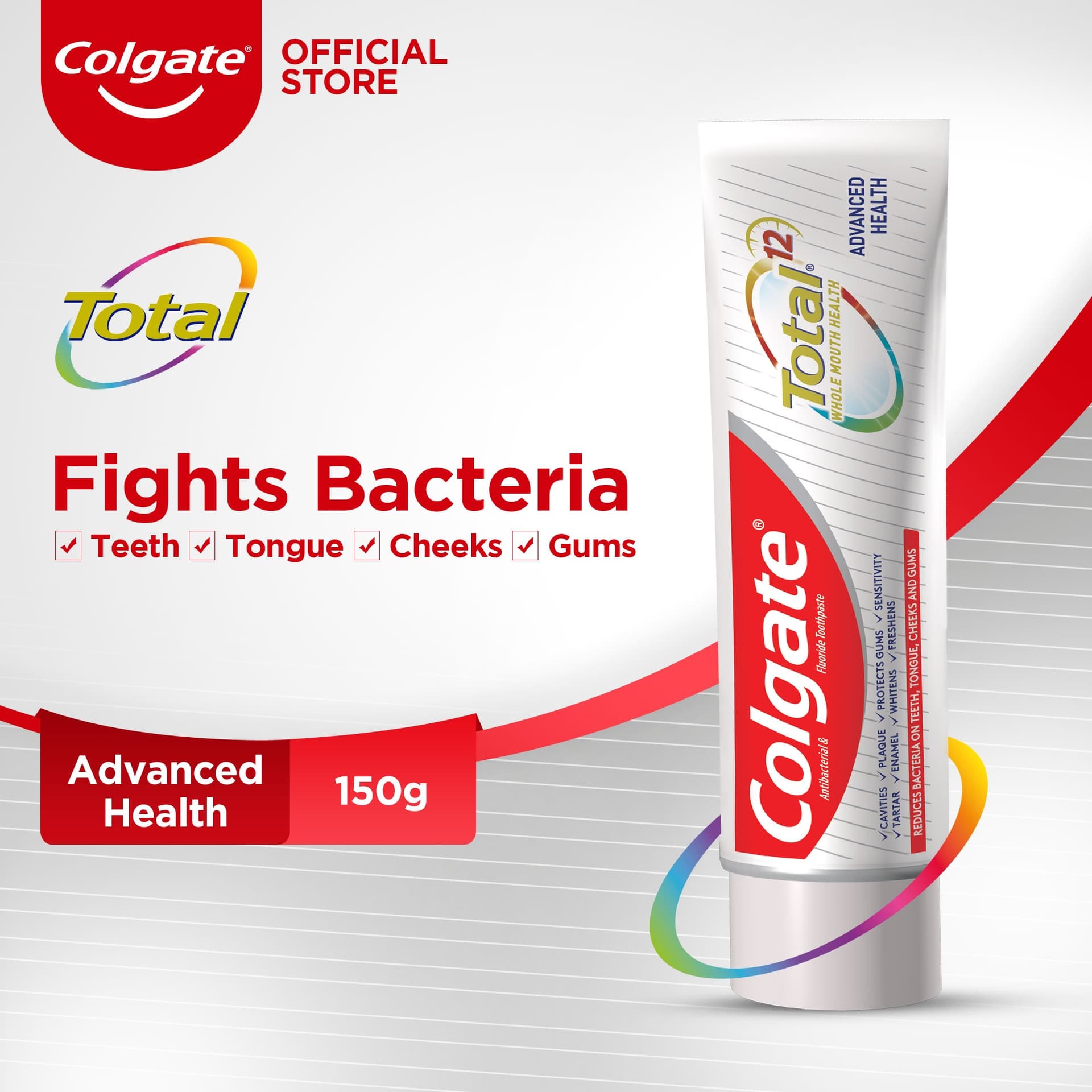 Colgate Total Advanced Health Toothpaste 150g - Regular