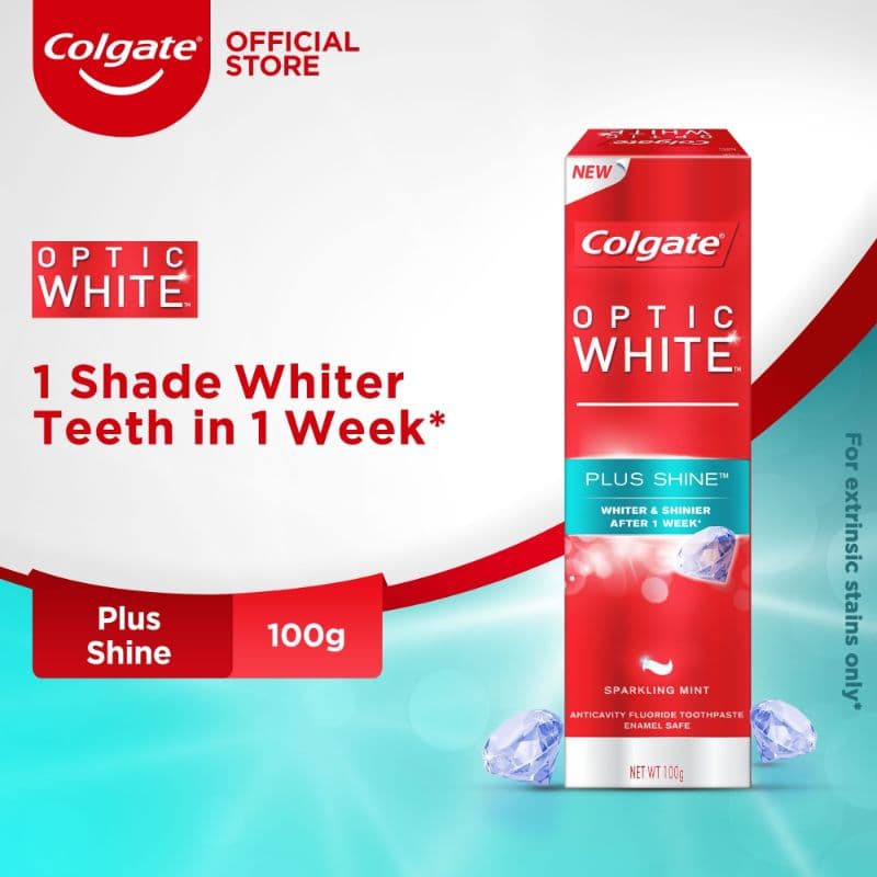 Colgate Optic White Exfolating Mineral 100g