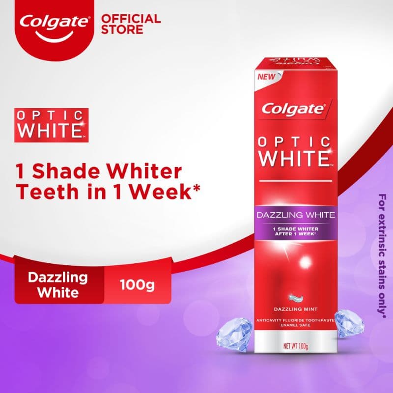 Colgate Optic White Dazzling White 100g
