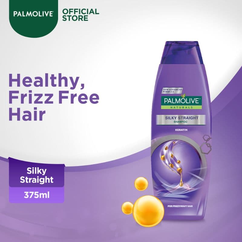 Palmolive Naturals Silky Straight Shampoo 375ml