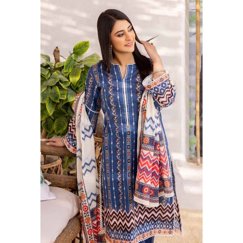 Lawn Printed Unstitched Suit CL-32328A 3PC