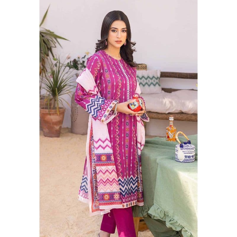 Lawn Printed Unstitched Suit CL-32328B 3PC