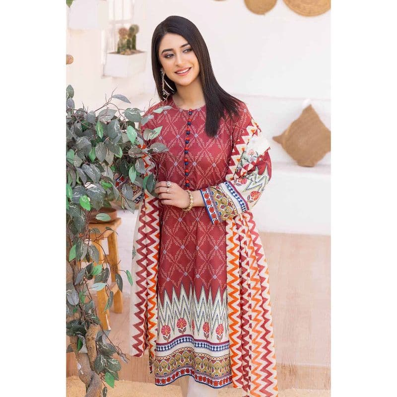 Lawn Printed Unstitched Suit CL-32399 3PC