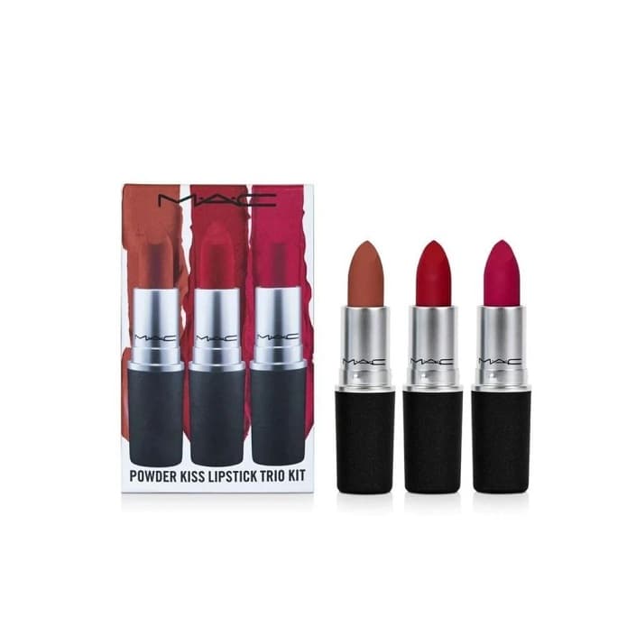 Mac Powder Kiss Lipstick Trio
