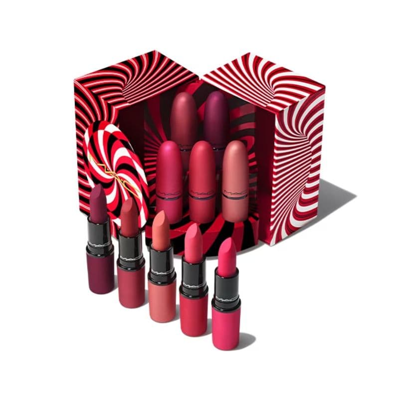 Mac Mistletoe Matte Powder Kiss Lipstick Set (Limited Edition)