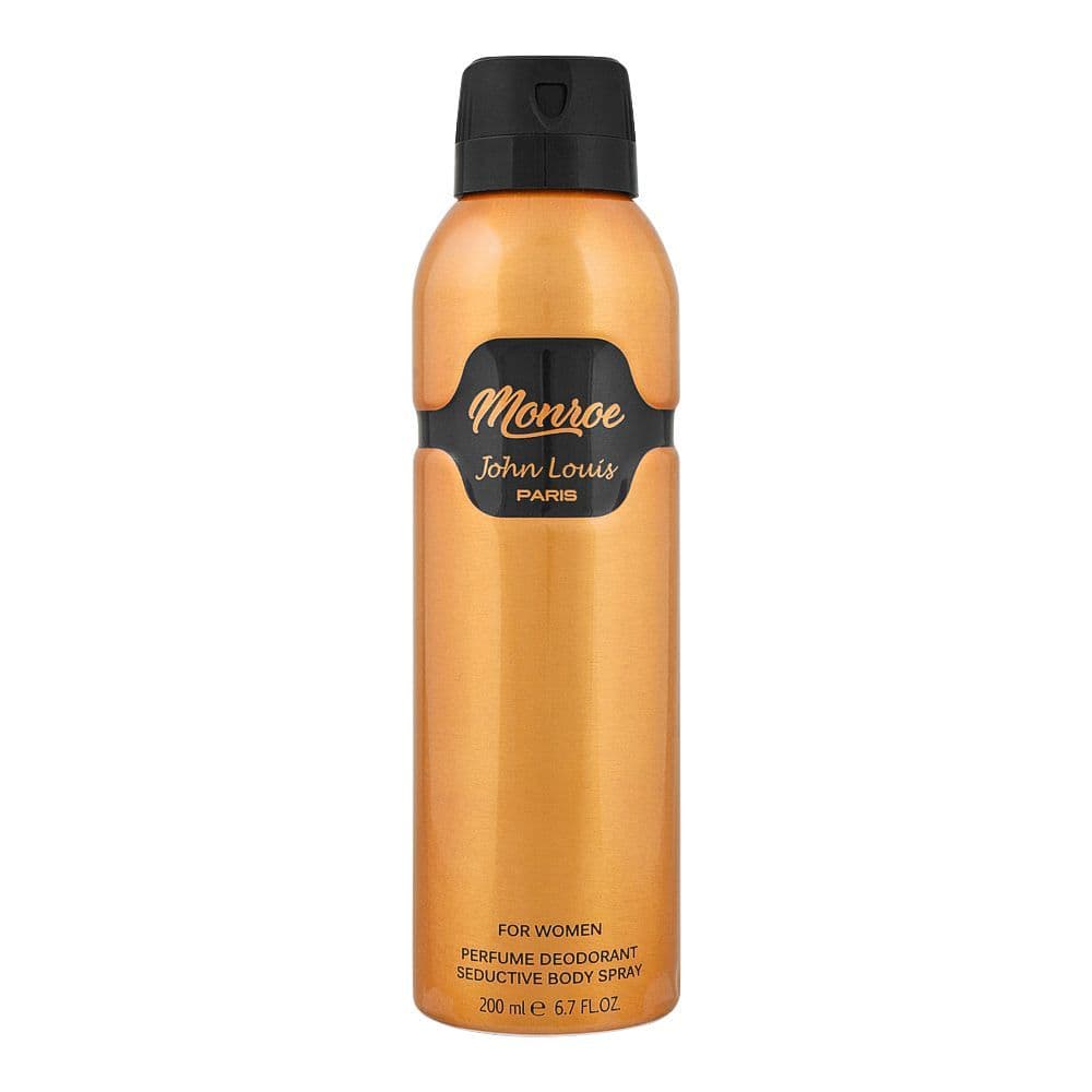 John Louis Monroe Perfumed Deodorant Body Spray For Women 200ml