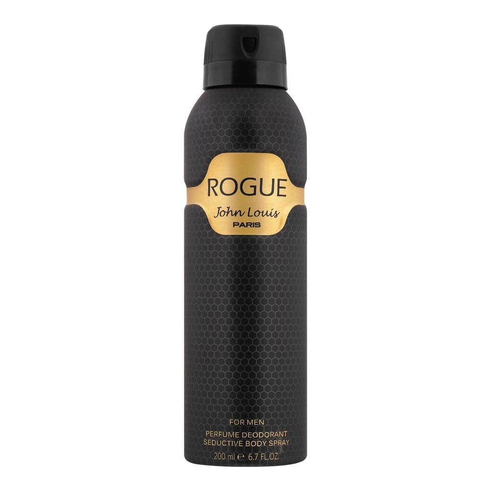 John Louis Paris Rogue For Men Perfumed Deodorant Seductive Body Spray 200ml