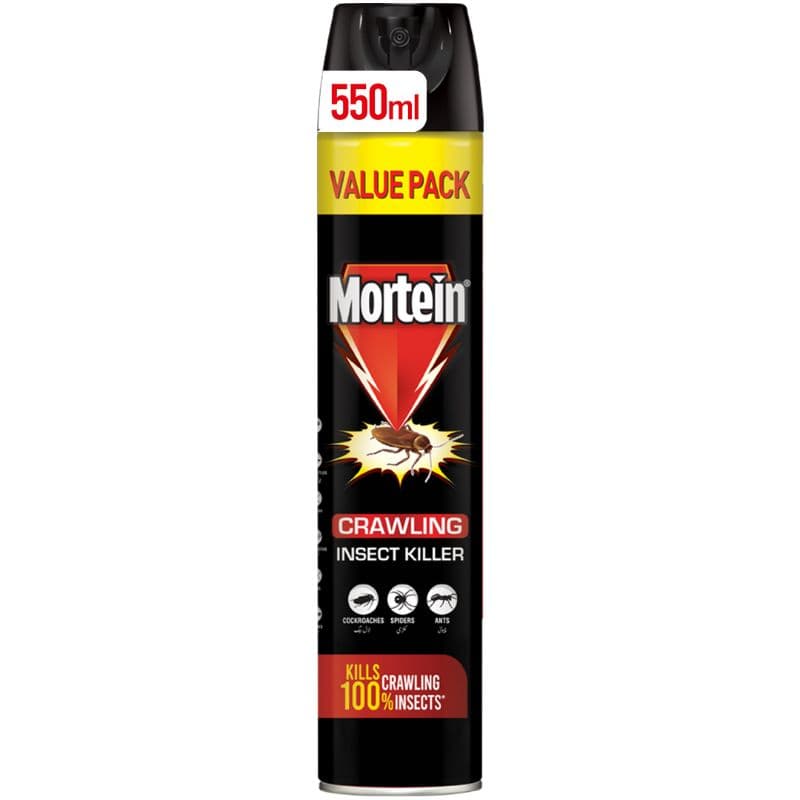 Mortein Crawling Insect Killer Spray Kills 100% Crawling Insects 550ml