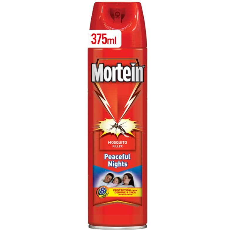 Mortein Flying Insect Killer Spray Protection from Dengue & Zika Mosquitos Peaceful Nights 375ml