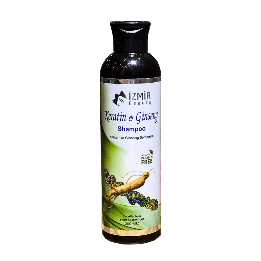 Izmir Beauty Keratin & Ginseng Shampoo 200ml