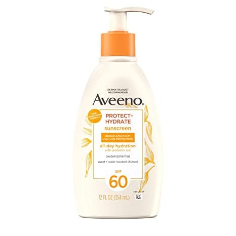 Aveeno Protect + Hydrate Moisturizing Body Sunscreen Lotion SPF 60 354ml