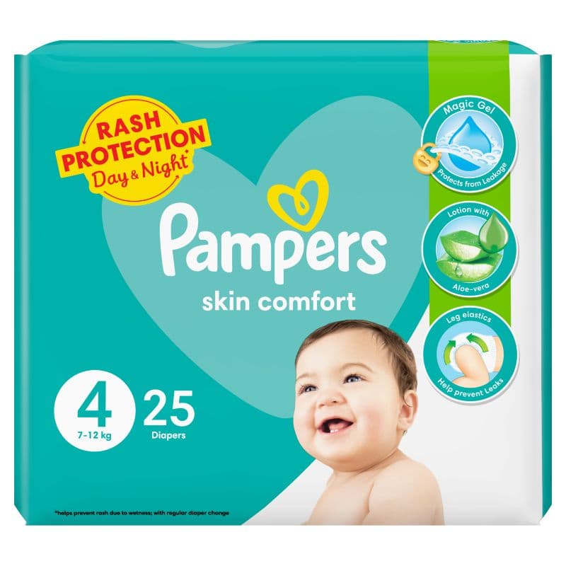 Pampers Mainline Taped Diapers Jumbo Pack Size 4