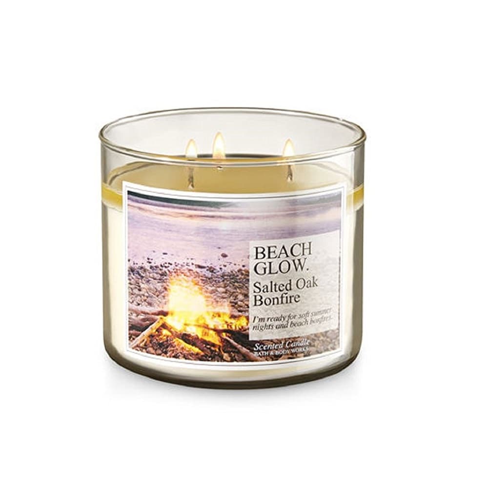 Bath and Body Works Beach Glow Salted Oak Bonfire Candle