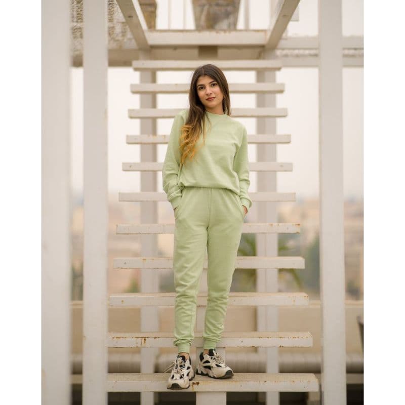 Zettrobe Basic Terry Co-ord Full Set Green