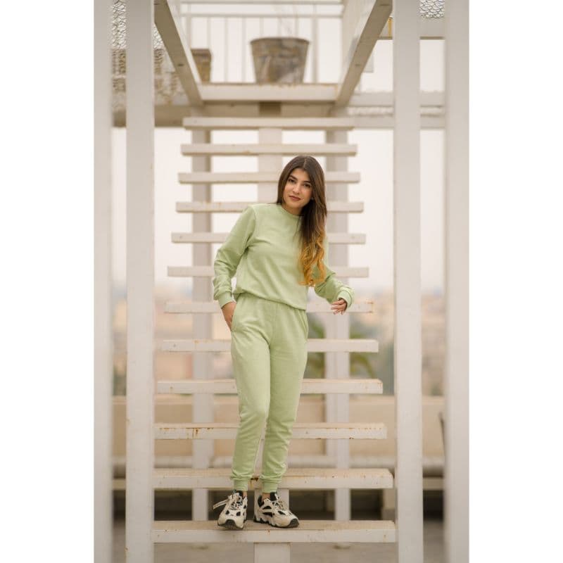 Zettrobe Basic Terry Co-ord Bottom Green