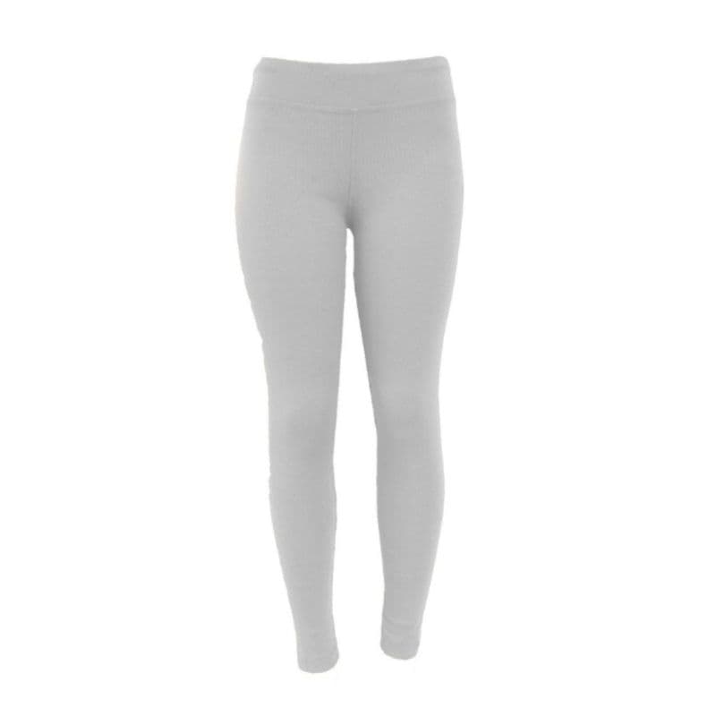 Zettrobe Wide Waistband Solid Leggings Grey