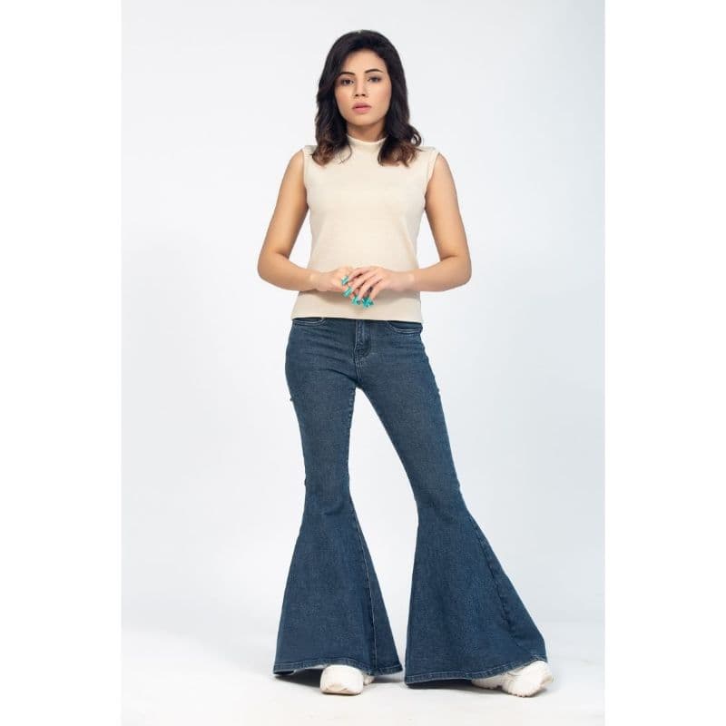 Zettrobe Mock Neck Sleeveless Top