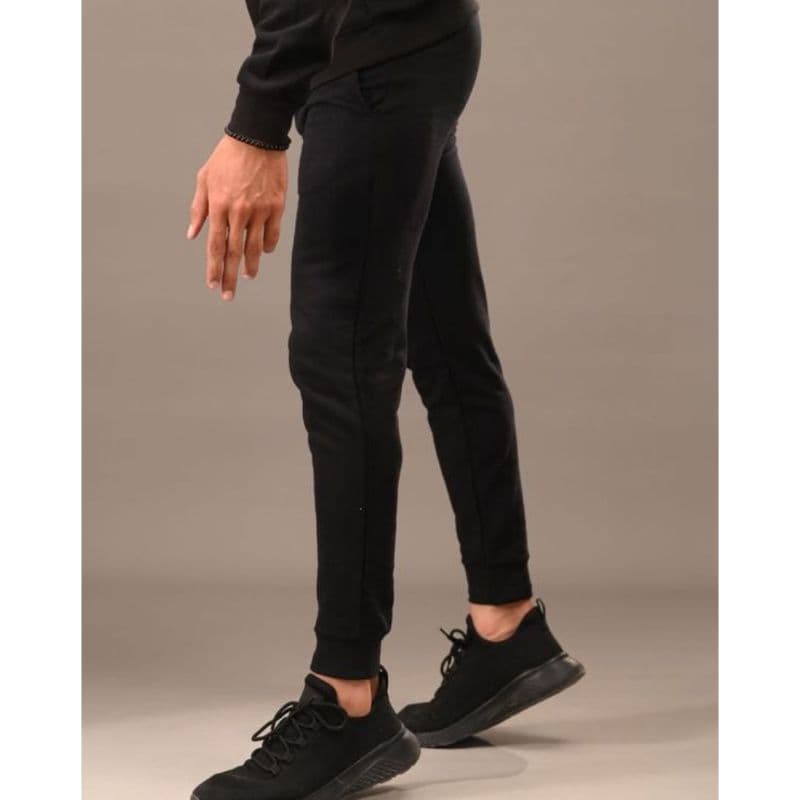 Zettrobe Basics Drawstring Waist Slant Pocket Solid Joggers