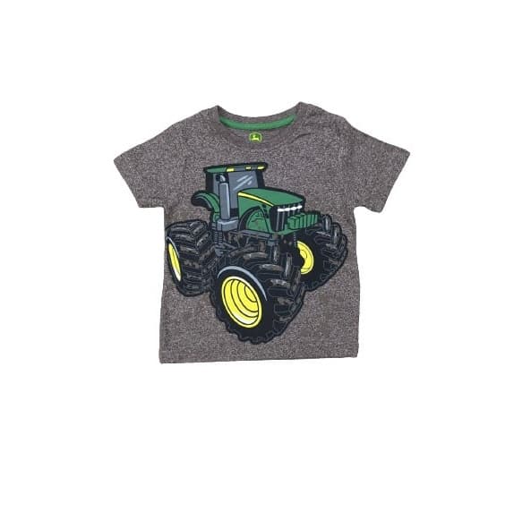 Kids Creation John Deere Brown Tractor T-shirt