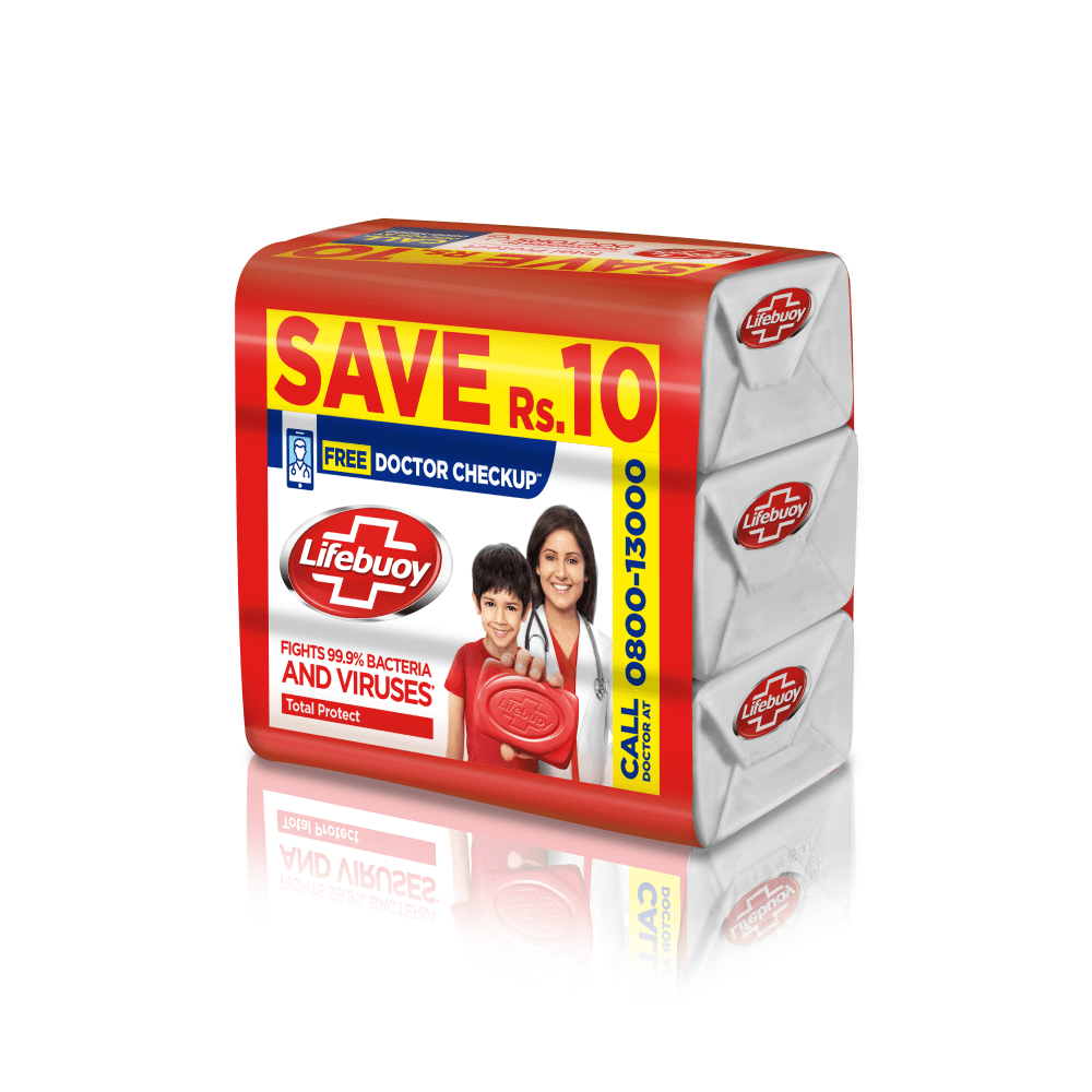 Lifebuoy Total Protect Trio Bar 130g