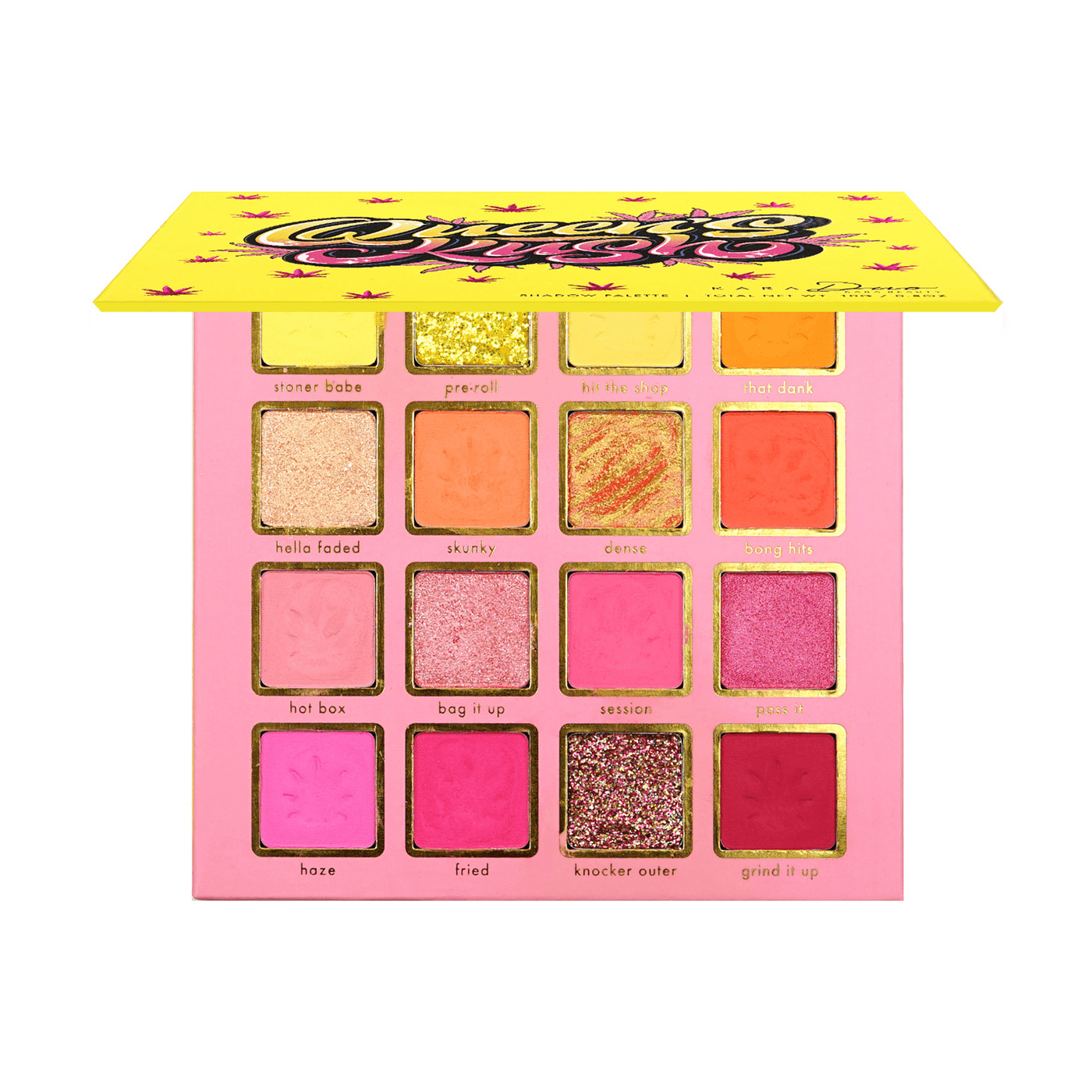 Kara Beauty 16 Color Eye Palette Queens Kush
