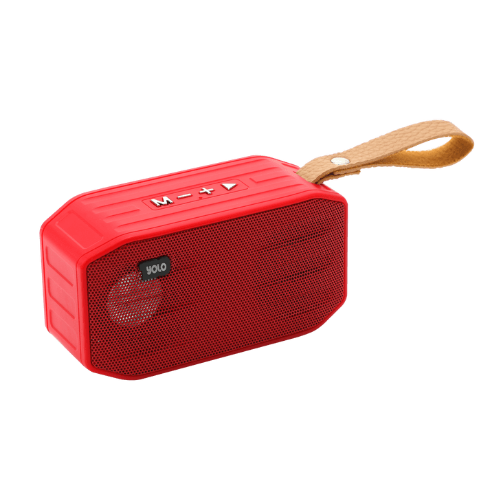 YOLO Play 2 Portable Bluetooth Speaker Red