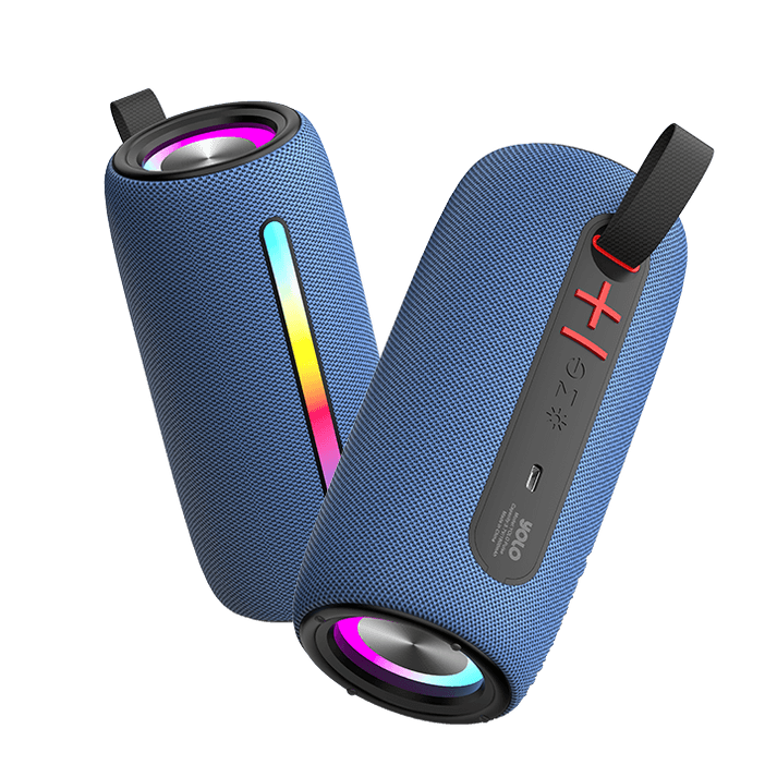 YOLO Pulse Portable Bluetooth Speaker Royal Blue