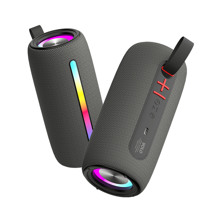 YOLO Pulse Portable Bluetooth Speaker Smokey Grey