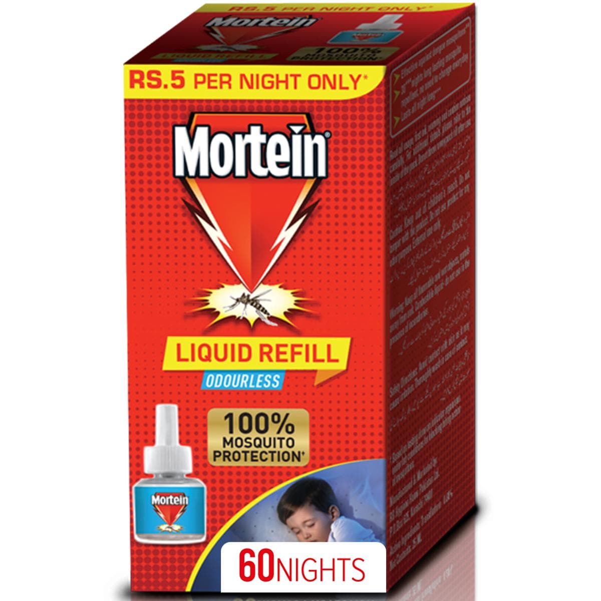 Mortein Mosquito Repellent Refill 60 Nights Odourless 42ml