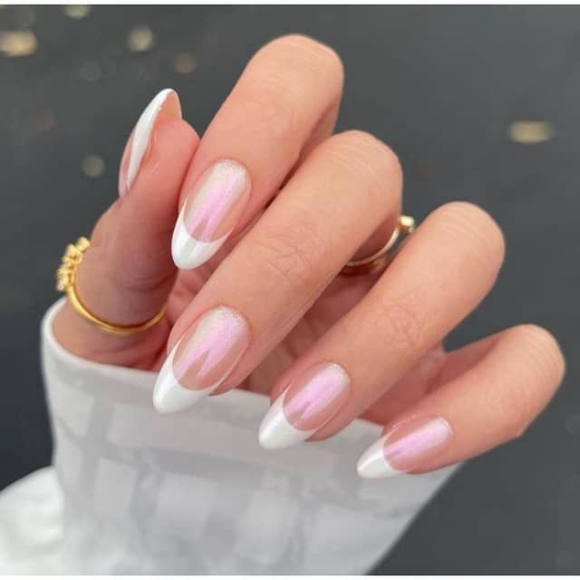 Nail Bears Glazed French Nails