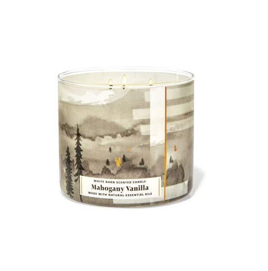 Bath and Body Works Candle Mahogany Vanilla