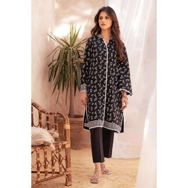 Ideas Printed Unstitched Lawn Suit BT-32007 2PC