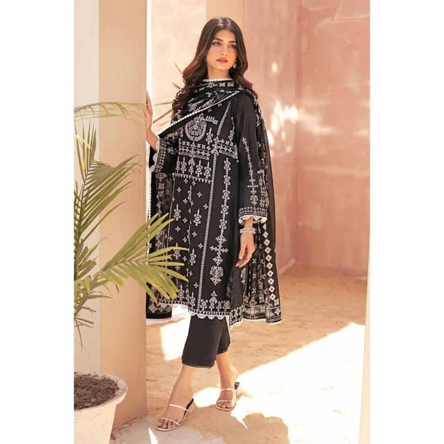 Ideas Printed Unstitched Lawn Suit B-32038 3PC