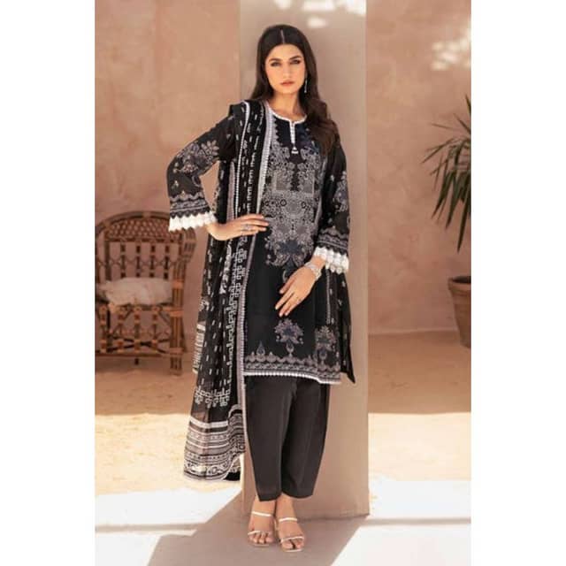 Ideas Unstitched Printed Lawn Suit B-32039 3PC
