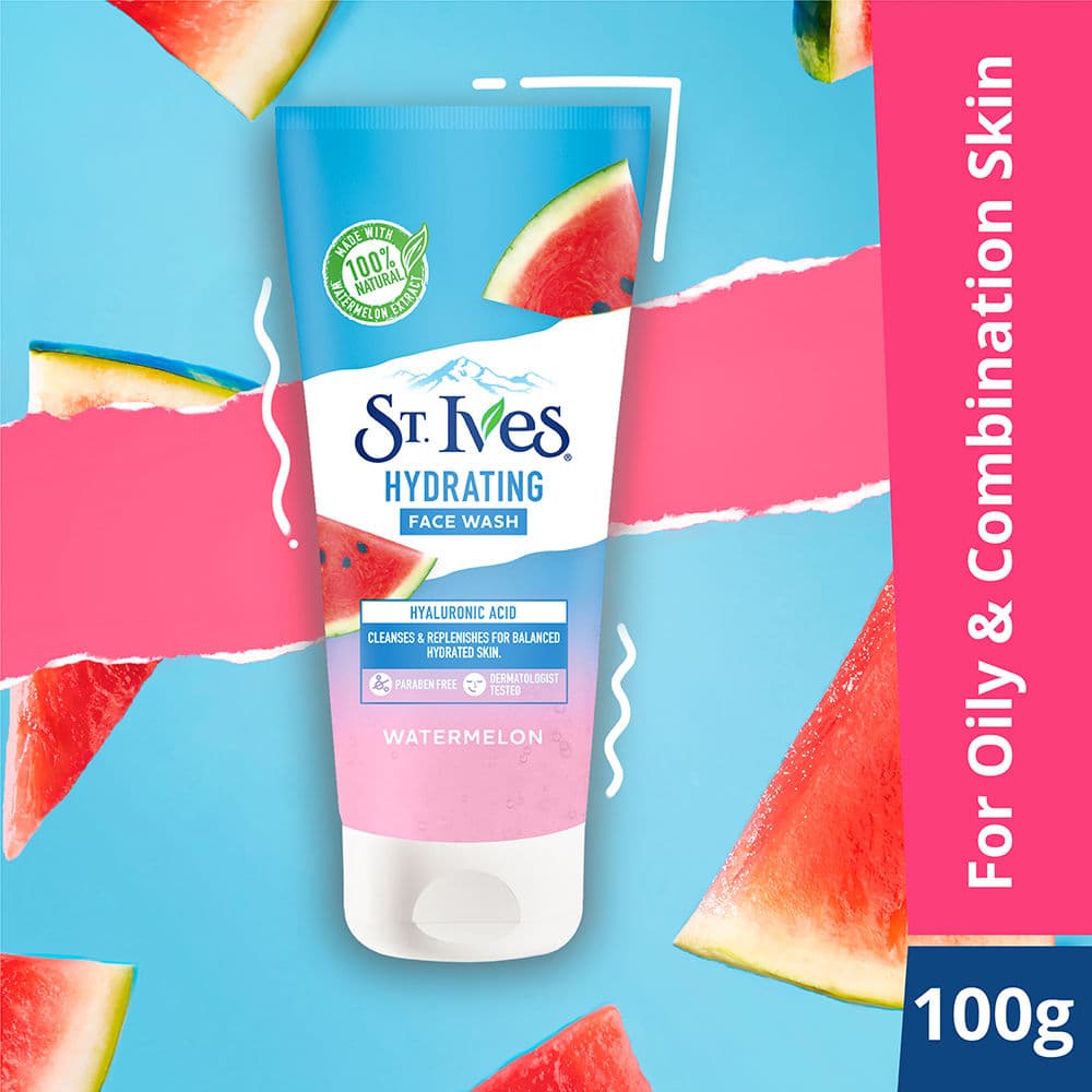 ST. Ives Watermelon Hydrate and Balance Face Wash 100g
