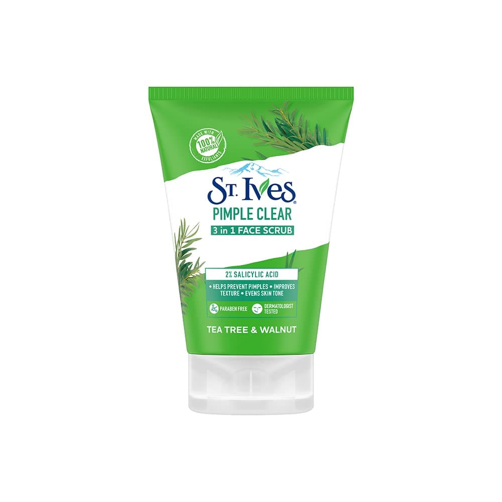 St. Ives Tea Tree & Walnut Pimple Clear 3 in 1 Face Scrub 150g