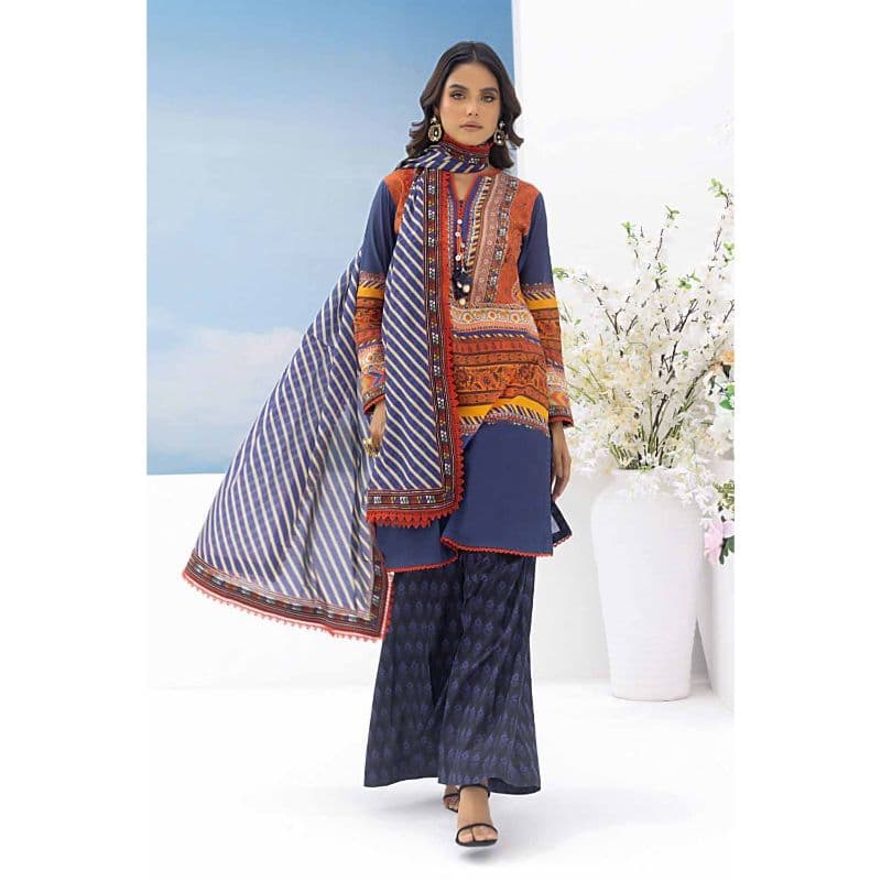 Ideas Printed Lawn Unstitched Suit CL-32474 3PC